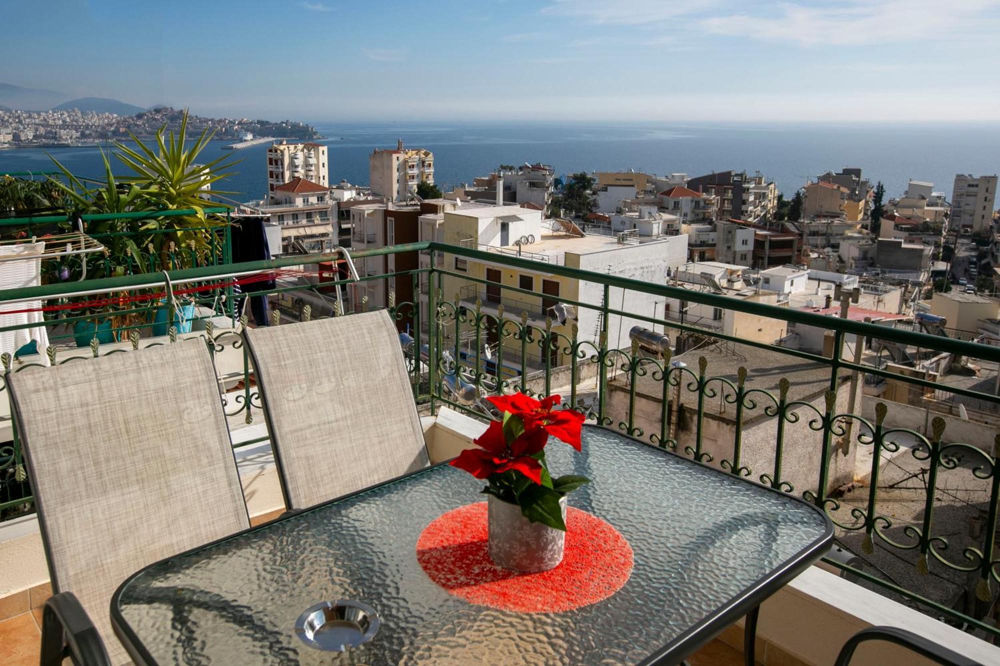 Kathys Sea View Apartment Kavála Eksteriør bilde