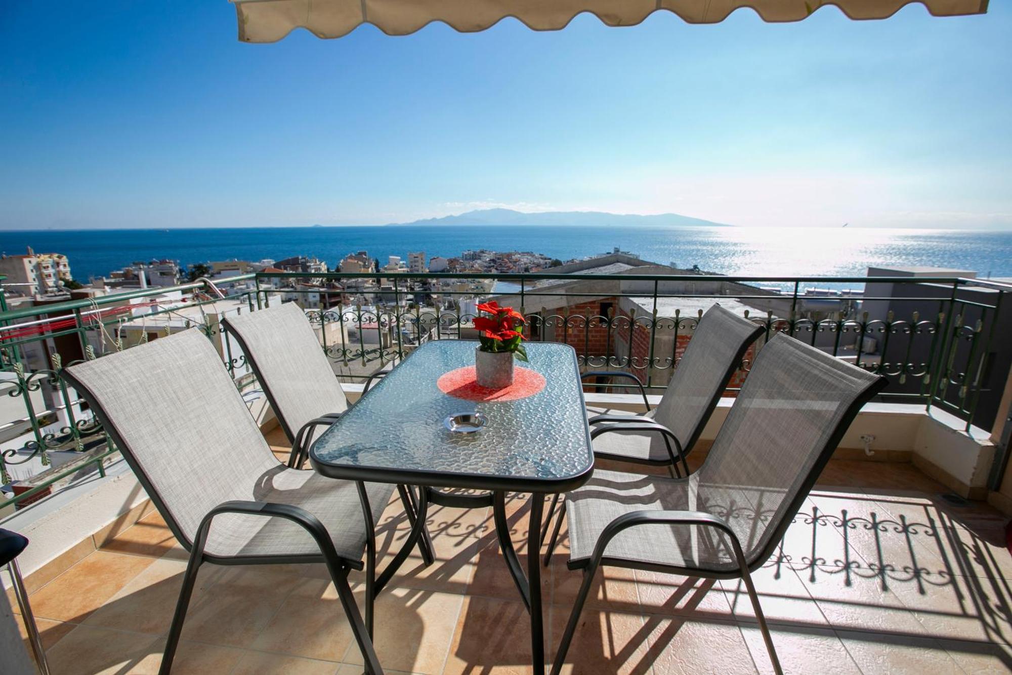 Kathys Sea View Apartment Kavála Eksteriør bilde
