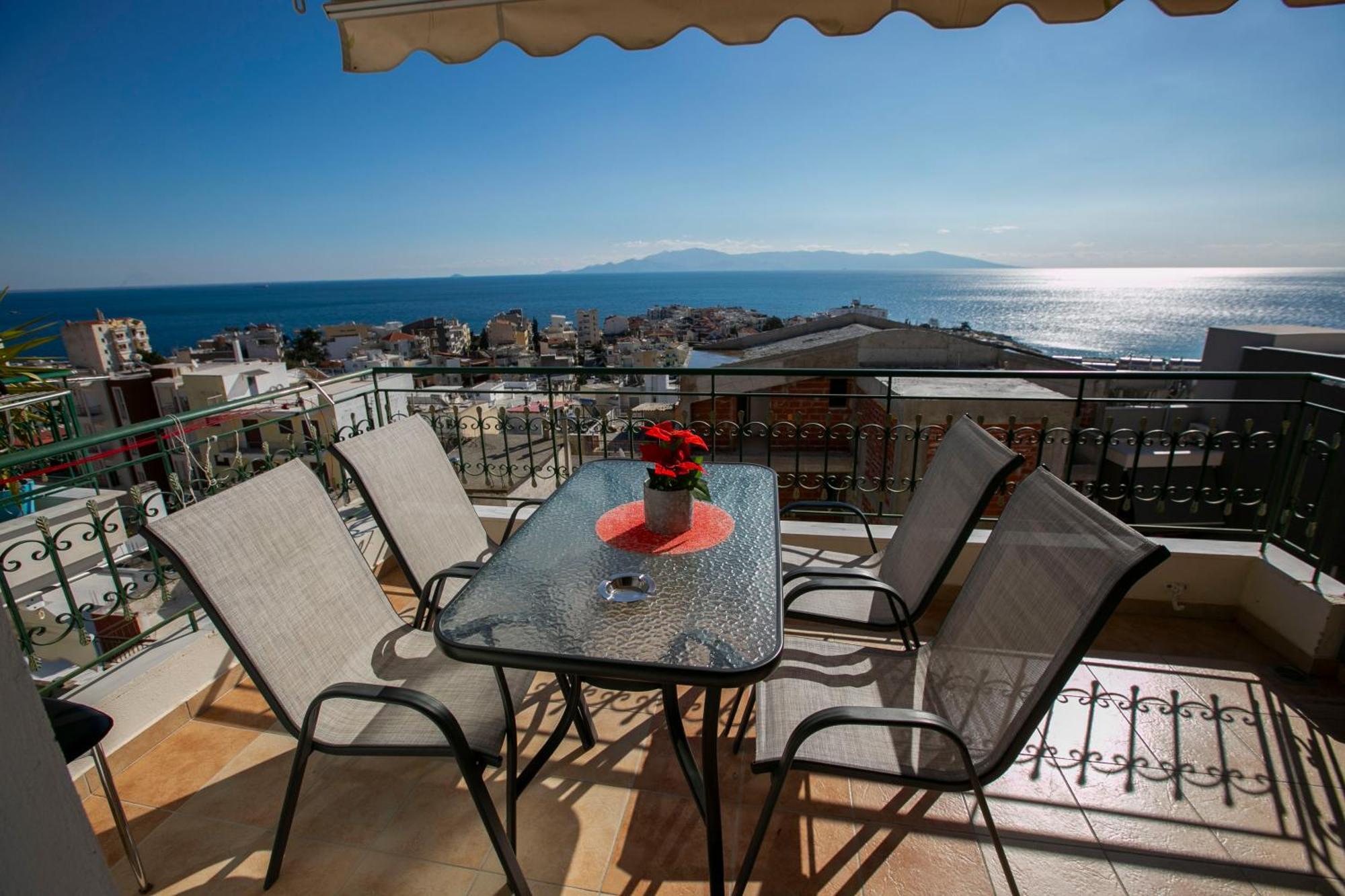 Kathys Sea View Apartment Kavála Eksteriør bilde